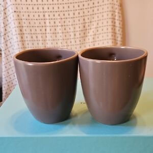 LAST CALL: ALL SALES PERM END 12/30 West Elm Set of Two Brown Stoneware Mugs